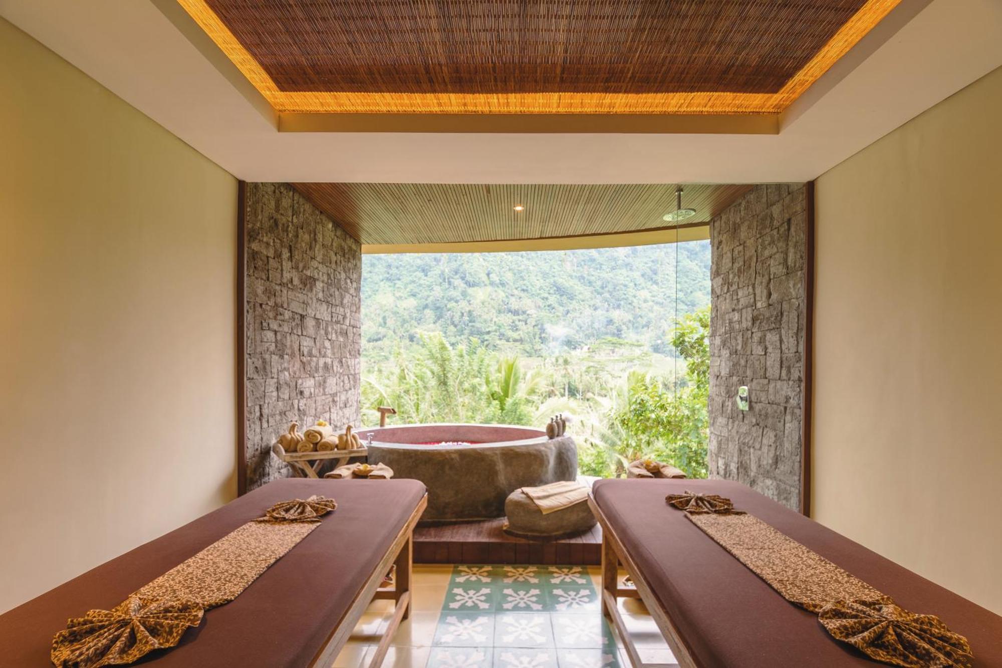 Отель Wapa Di Ume Sidemen Сидемен Экстерьер фото Spa at The Valley of the Winds
