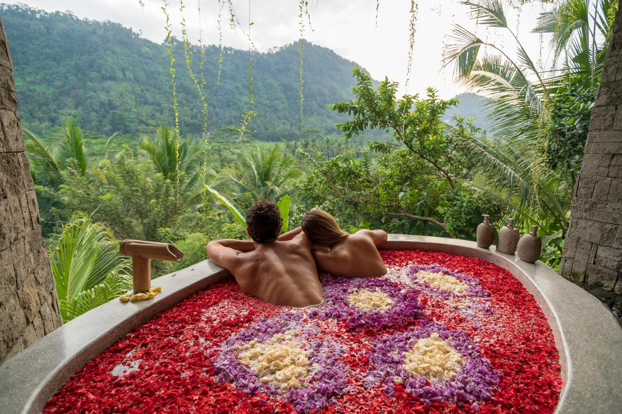 Отель Wapa Di Ume Sidemen Сидемен Экстерьер фото A spa in Bali, Indonesia