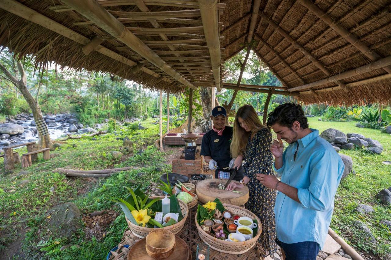 Отель Wapa Di Ume Sidemen Сидемен Экстерьер фото Cooking class at the resort